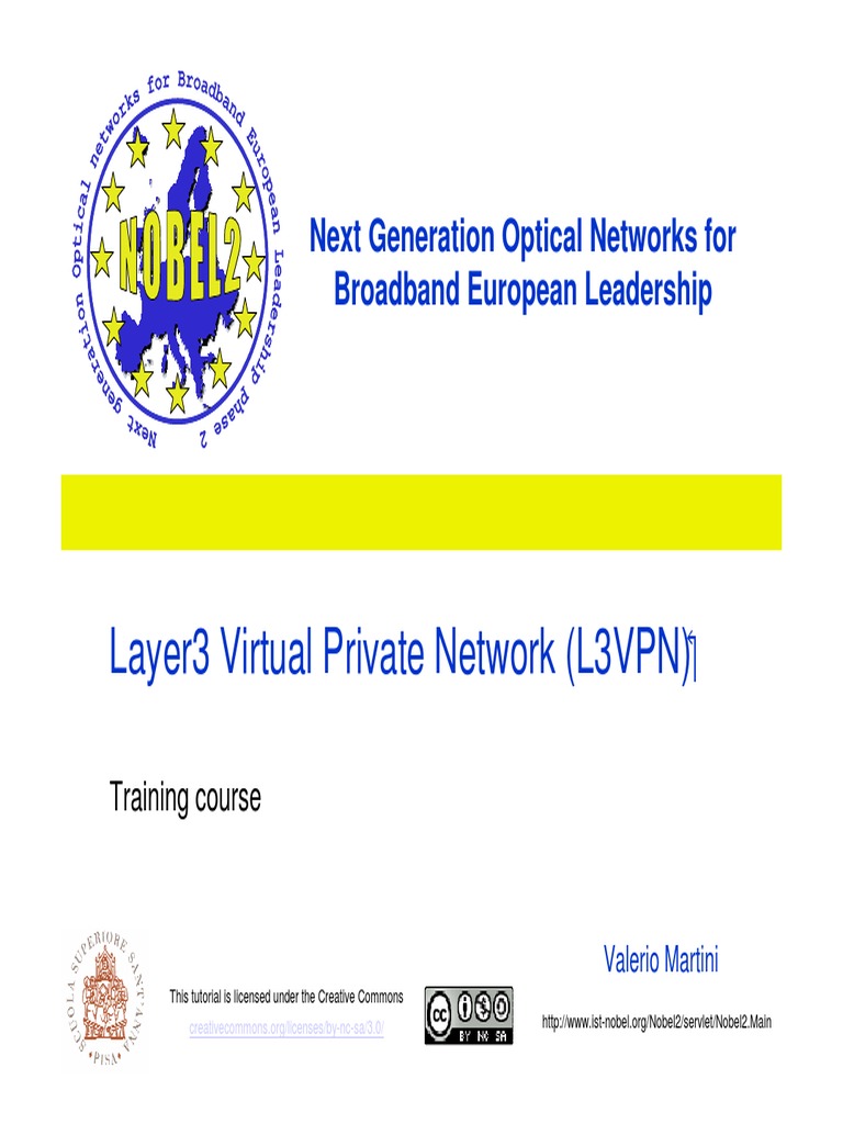 L3VPN Training Course | PDF | Virtual Private Network | Multiprotocol ...