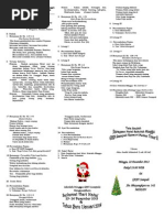 Contoh Susunan Acara Natal Pemuda