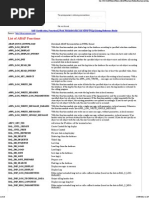 List of ABAP Functions