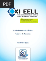 Caderno de Resumos EELL 2013