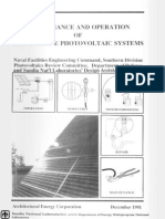 2994273 Maintenance and Operation of StandAlone Photovoltaic Systems