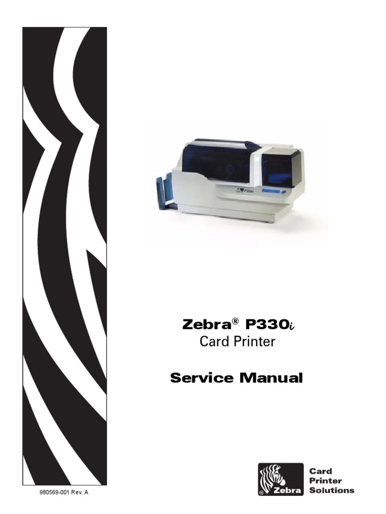Zebra P330i Service Manual | Printer (Computing) | Electromagnetic