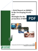 A Brief Report on MSME’s