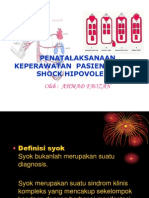 Askep Shock Hipovolemik