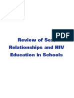 Review of Sex, Relationships, and HIV Education in Schools