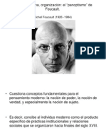 Poder, disciplina, organización Foucault.