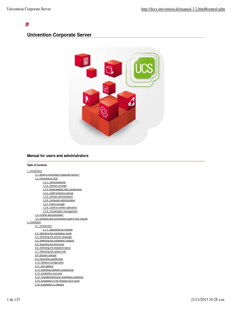 Univention Corporate Server | PDF | I Pv6 | Ip Address