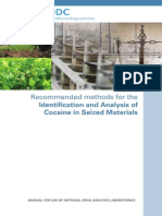 UNODC Methods For Idenfification and Analysis of Cocaine in Seized Materials