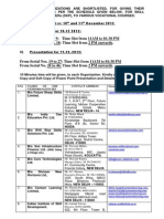 Organizations Shortlisted for Skill Presentations on Dec 10-11