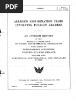 Alleged Plots Involving Foreign Leaders, U.S. Senate, Select Committee to Study Governmental Operations with Respect to Intelligence Activities, S. Rep. No. 755, 94th Cong., 2d sess