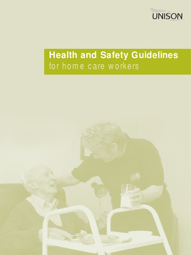 Home Care Workers' Health & Safety Guide | PDF | Personal Protective ...