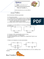 Ficha de Trabalho Nº Circuitos Eletricos