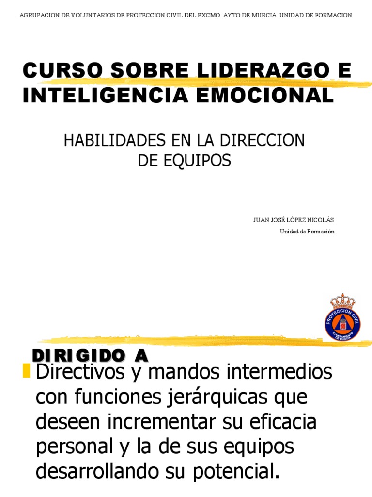Curso de Inteligencia Emocional y Liderazgo I | PDF | Las emociones ...