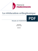 La Reeducation Orthophonique Dans La Maladie de Parkinson PDF