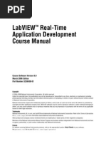 LabVIEW - Real-Time Application Development Course Manual PDF