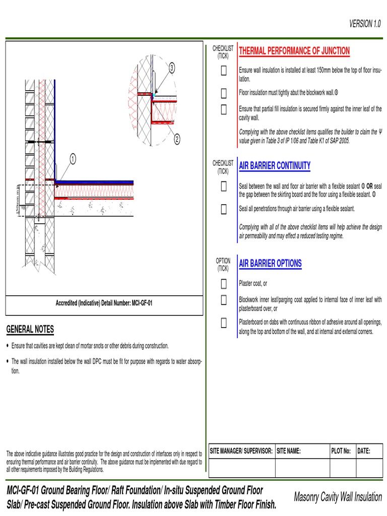 Masonry Cavity Wall Insulation Illustrations | PDF | Building ...