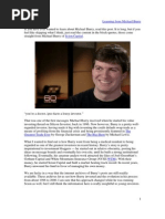Learning From Michael Burry