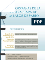 Hemorragias de La Tercera Etapa de La Labor