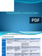 Sociedades Comerciales Cuadro Comparativo