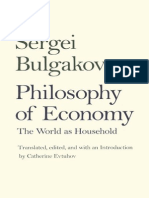 Sergei Bulgakov Philosophy of Economy
