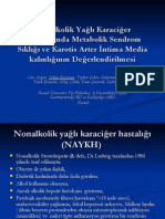 Nonalkolik Yağlı Karaciğer Hastalığında Metabolik Sendrom Sıklığı Ve Karotis Arter İntima Media Kalınlığının Değerlendirilmesi