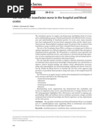 Transfusion Nurse Role   