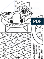 Chinese New Year Paper Bag Craft Template