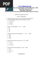 Kumpulan Soal Barisan dan Deret (Aritmatika)