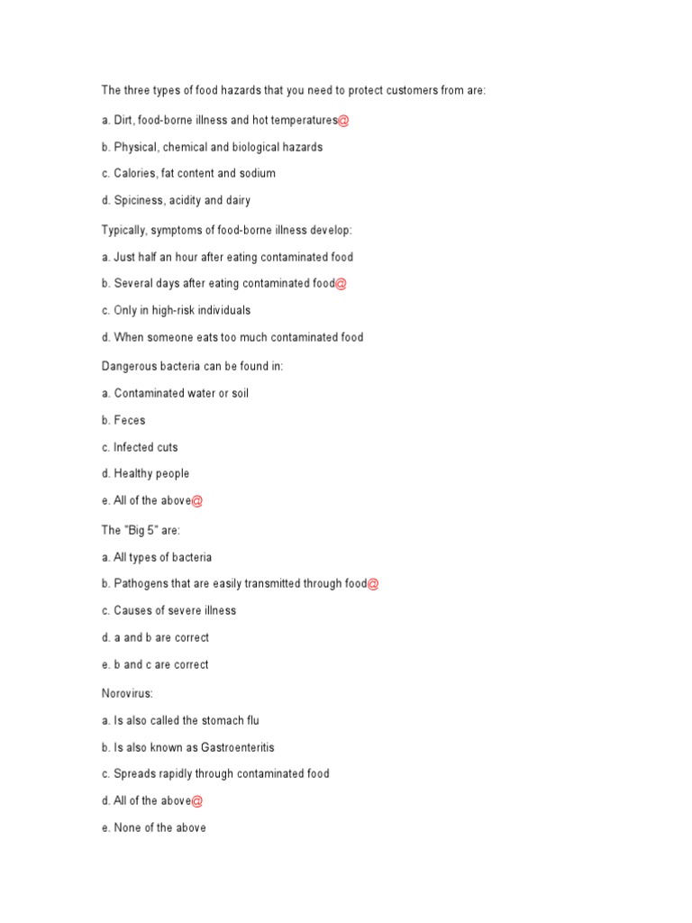 HOW HARD IS THE FOOD SAFETY TEST visual data 4