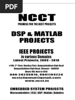 Download MATLAB Project Titles 2009 - 2010 NCCT Final Year Projects by ncctrtp SN20109912 doc pdf