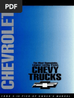 Download 1994 Chevrolet Blazer S10 Owners Manual by Roberto Stefani SN201100815 doc pdf