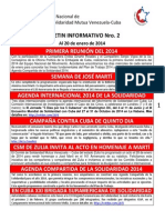 Boletin Informativo Nro. 2: Primera Reunión Del 2014