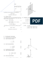 Cálculo Multivariable - Fórmulas