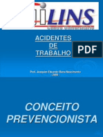 Acidentes de trabalho: causas, prevenção e conceitos