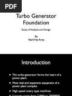 Design of Turbo Generator Foundation 