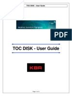 TOC DISK - User Guide