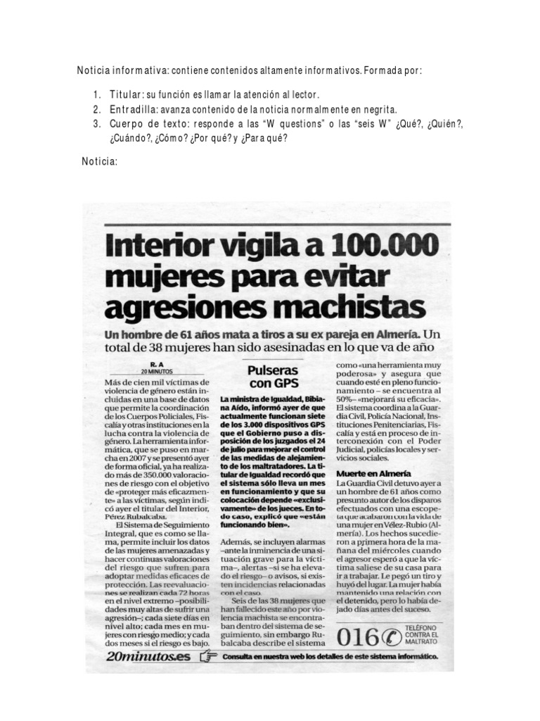 Estructura de la noticia - Apuntes de Periodismo - Docsity