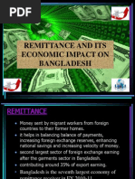 Remittance and Its Economic Impacts On Bangladesh