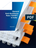 KPMG General Anti-Avoidance Rule in India