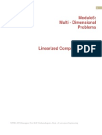 Multi - Dimensional Problems: NPTEL IIT Kharagpur: Prof. K.P. Sinhamahapatra, Dept. of Aerospace Engineering