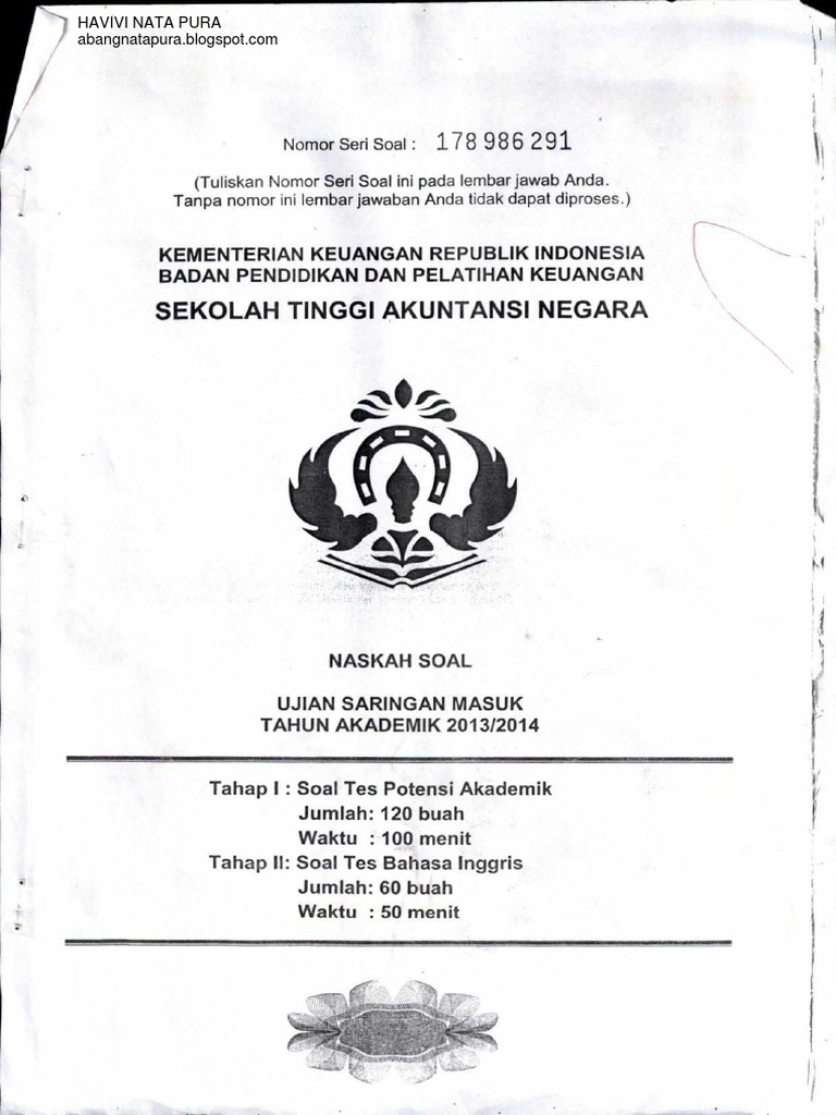 USM STAN 2013