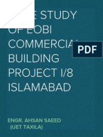 Case Study of EOBI Commercial Building Project I/8 Islamabad by Ahsan Saeed