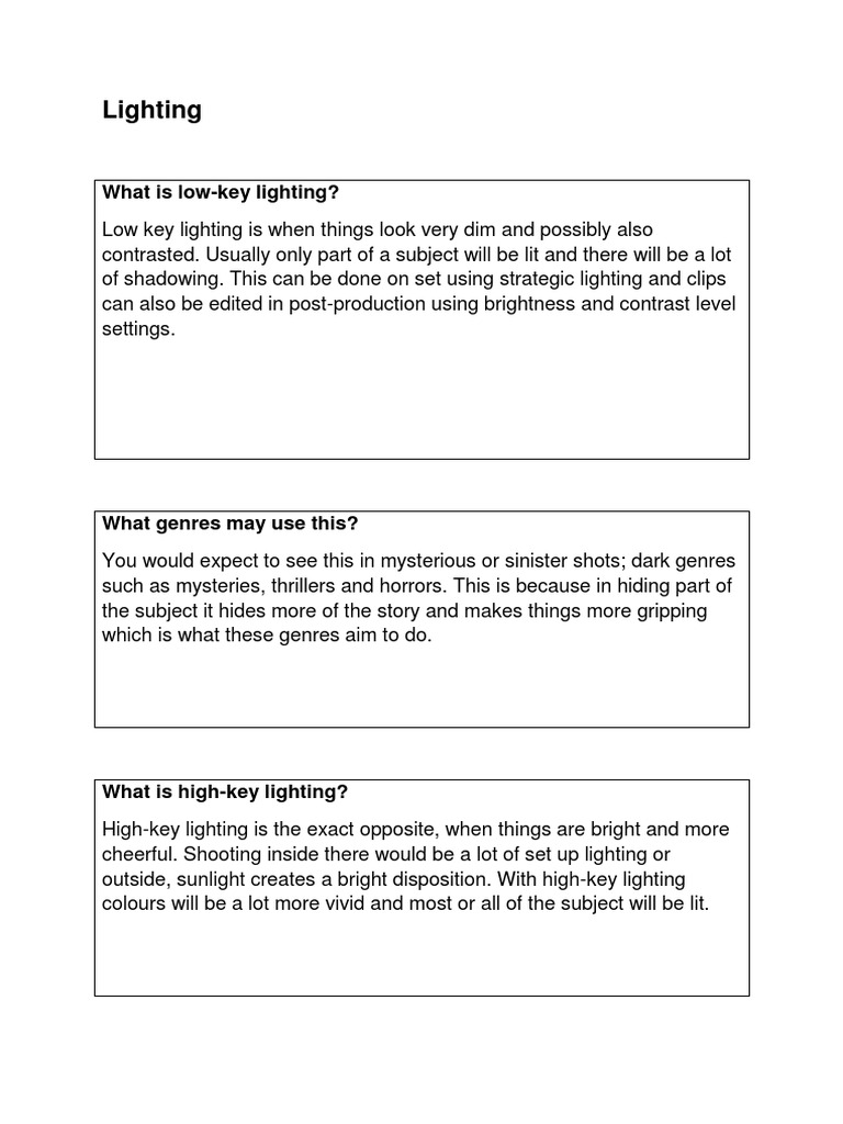 Lighting | PDF