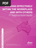 Working Effectively within the Workplace and with Others Book 1
