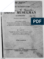 ZEYS, Ernest (1886) Traité Élémentaire de Droit Musulman Algérien