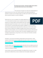 Theories of property rights and distributive justice