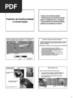 Aula2 Padroes de Biodiversidade e Conservacao