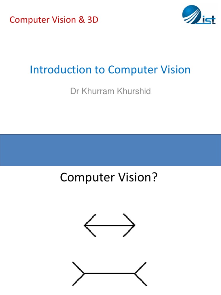 Introduction To Computer Vision | PDF | Computer Vision | Visual Perception