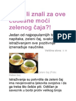 Čudesne Moći Zelenog Čaja