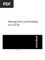 Moving from Land Desktop Companion to Civil 3D